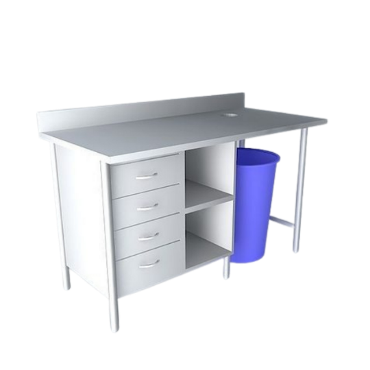 Bancada inox cozinha industrial