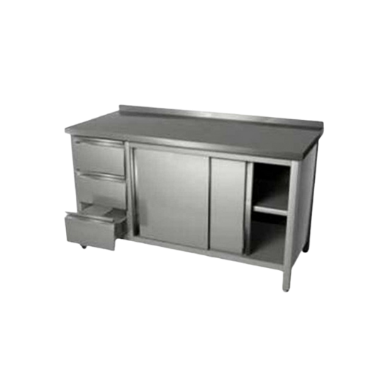 Gabinete em aço inox